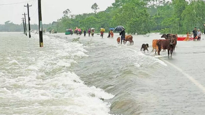 চার জেলায় প্লাবনের শঙ্কা,