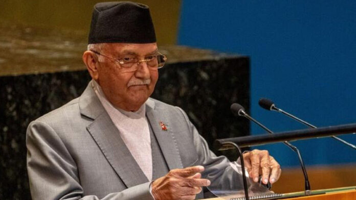 ক্ষমতাচ্যুত প্রধানমন্ত্রী কে পি শর্মা অলি