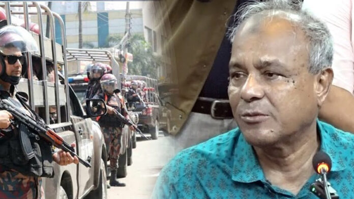 স্বরাষ্ট্র উপদেষ্টা লেফটেন্যান্ট জেনারেল (অব.) মো. জাহাঙ্গীর আলম চৌধুরী