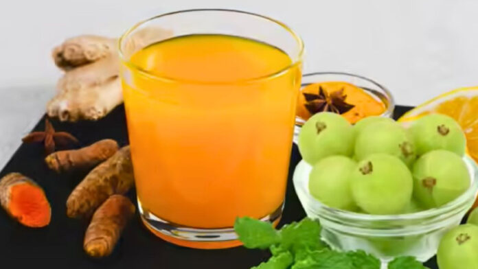 হলুদ ও আমলকীর পানি হলুদ ও আমলকীর পানি