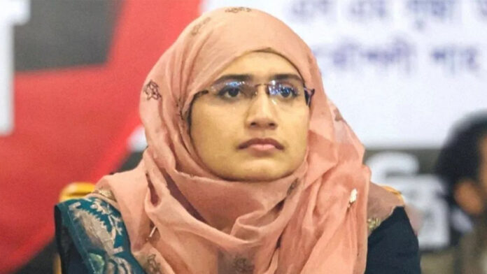 জাতীয় নাগরিক পার্টির (এনসিপি) জ্যেষ্ঠ যুগ্ম আহ্বায়ক সামান্তা শারমিন