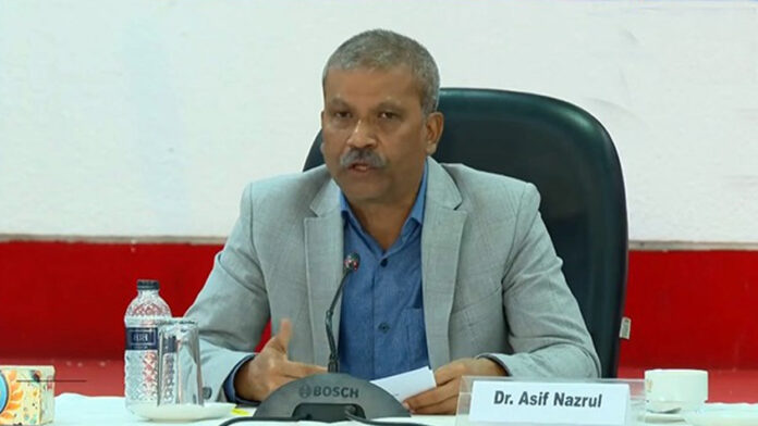 উপদেষ্টা আসিফ নজরুল