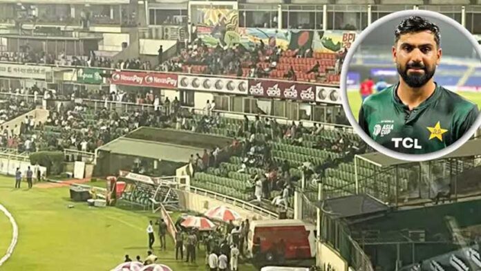 গুরুতর আহত পাকিস্তানি ফিল্ডার