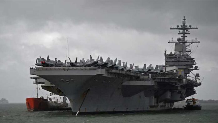 মধ্যপ্রাচ্যের দিকে এগোচ্ছে আরেকটি মার্কিন রণতরী