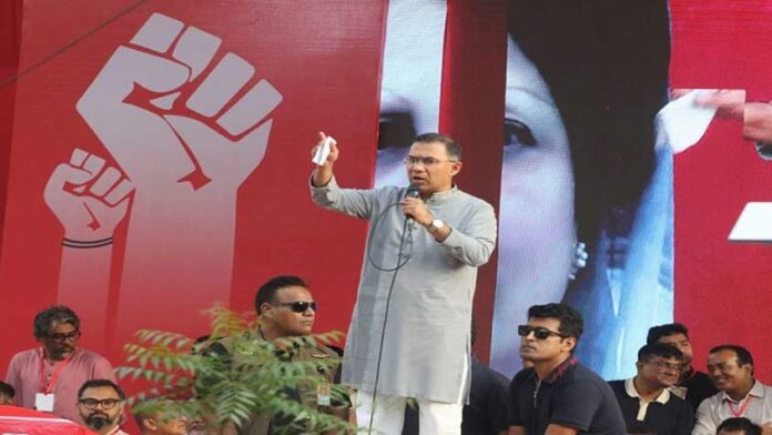 বিএনপি চেয়ারম্যান ও প্রধানমন্ত্রী তারেক রহমান