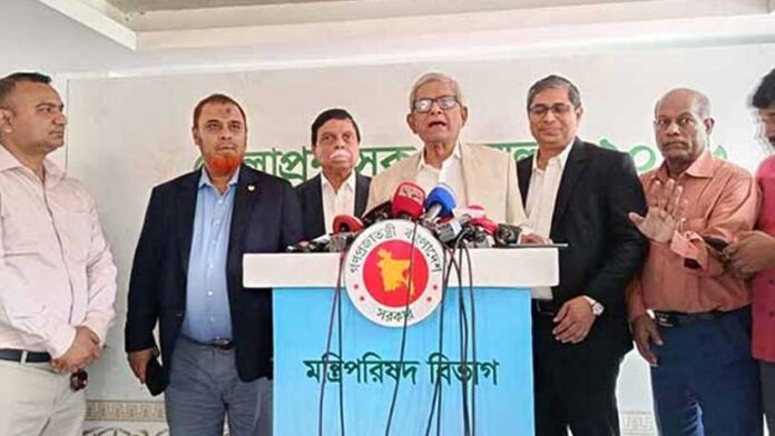 স্থানীয় সরকার ও পল্লী উন্নয়ন এবং সমবায়মন্ত্রী মির্জা ফখরুল ইসলাম আলমগীর