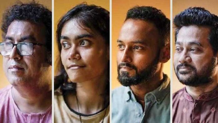 এস এম কামরুল আহসান, চিত্ত আনন্দী, কাজী আরেফিন আহমেদ ও সুমন দেলোয়ার