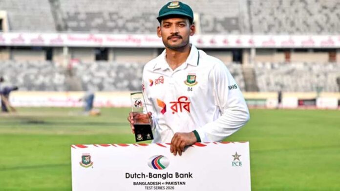 বাংলাদেশের টেস্ট অধিনায়ক নাজমুল হোসেন শান্ত