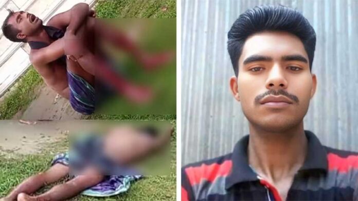 রক্তাক্ত অবস্থায় মাঠে পড়ে ছিলেন আনোয়ার হোসেন