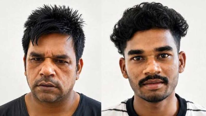 গ্রেপ্তারকৃতরা হলেন পিতা মোহাম্মদ আজম ও তার ছেলে ফাহিম
