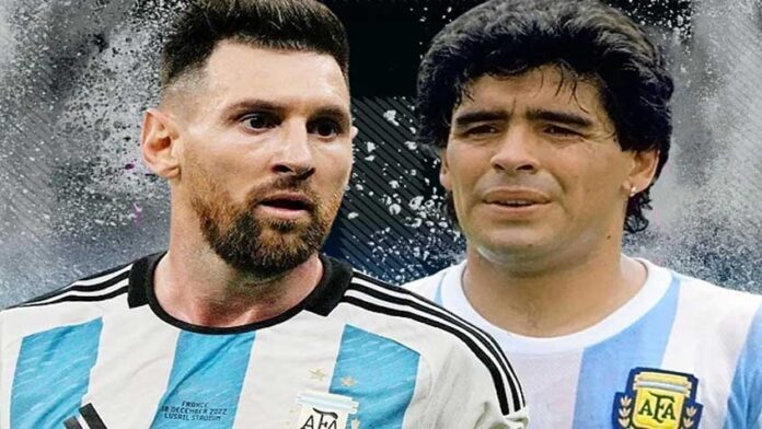 ম্যারাডোনার ৩৯ বছরের যে রেকর্ড ভাঙার দ্বারপ্রান্তে মেসি