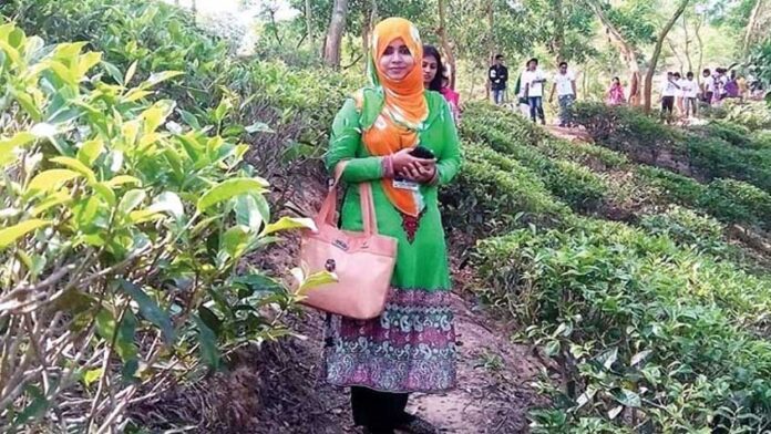 কুমিল্লা ভিক্টোরিয়া সরকারি কলেজের ছাত্রী ও নাট্যকর্মী সোহাগী জাহান তনু