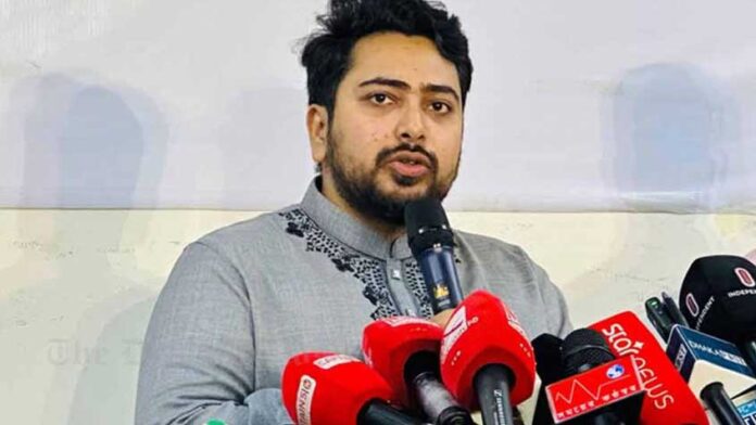 বিরোধীদলীয় চিফ হুইপ নাহিদ ইসলাম।