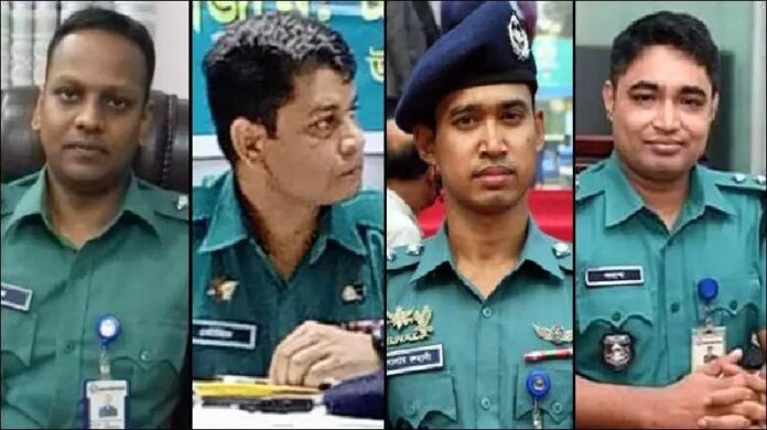 দাপুটে চার পুলিশ কর্মকর্তা