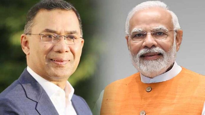প্রধানমন্ত্রী তারেক রহমান ও ভারতীয় প্রধানমন্ত্রী নরেন্দ্র মোদি